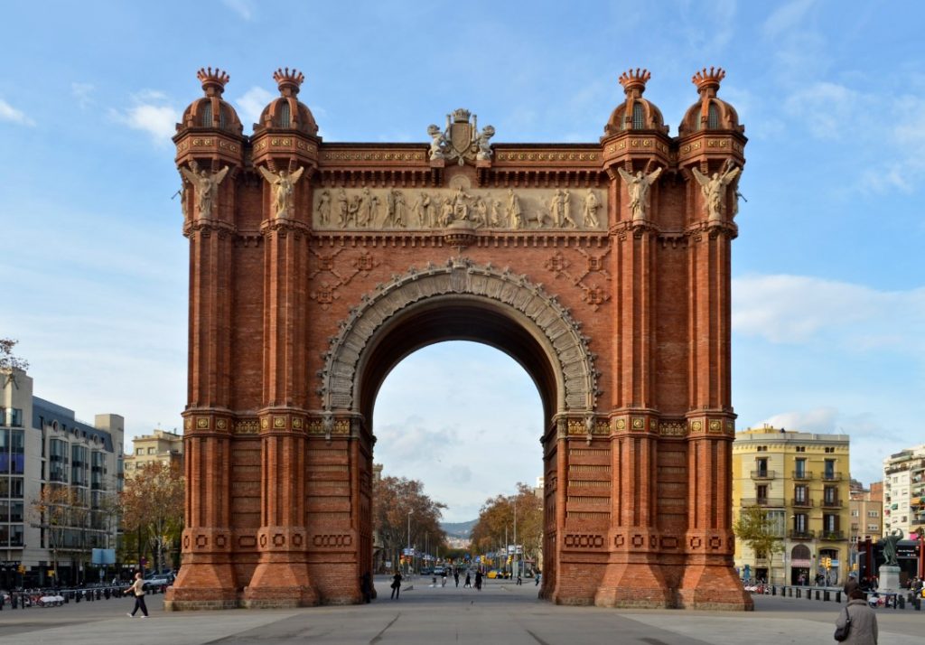 Arco de triomf in Barcelona